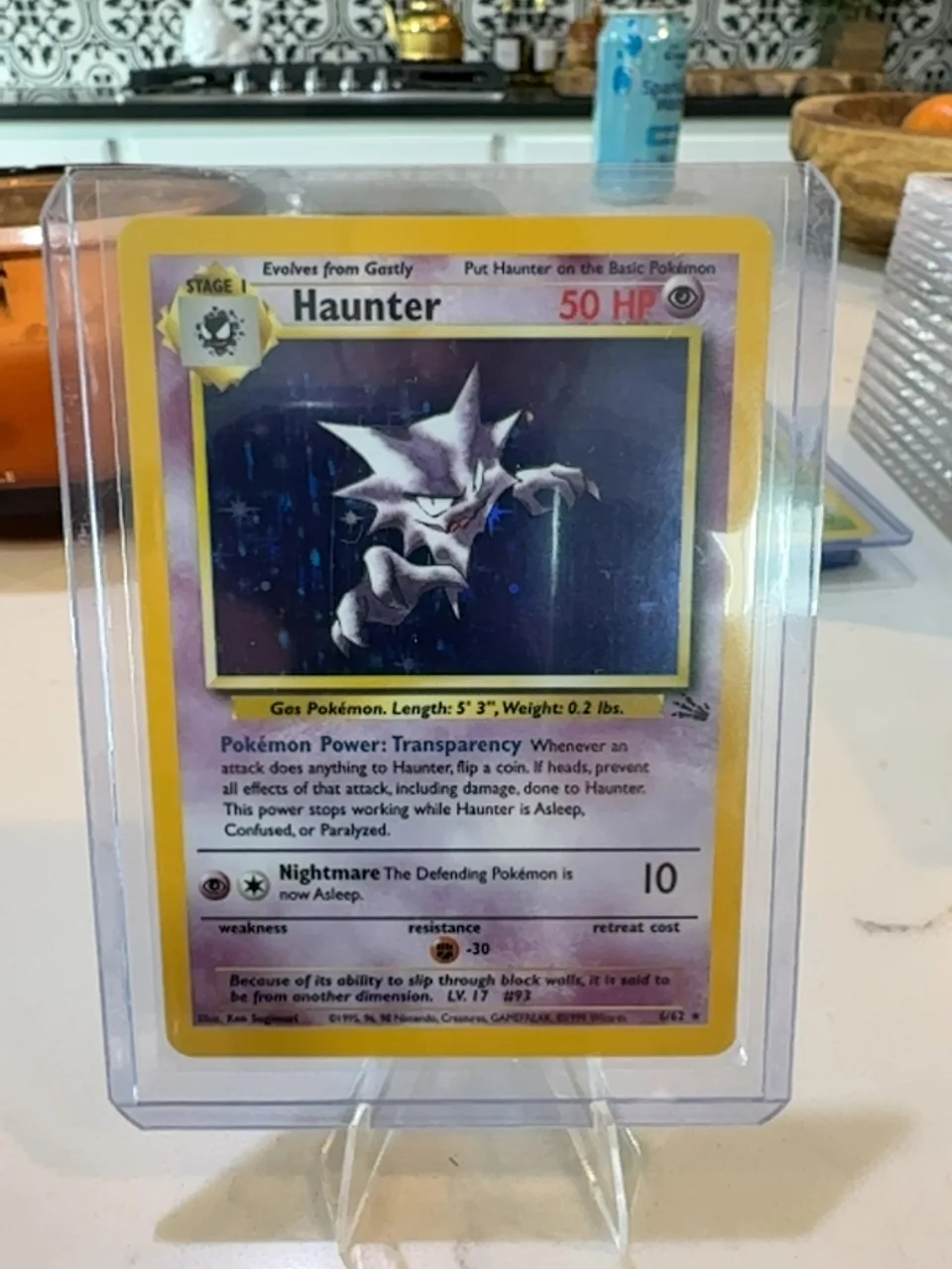 1999 Pokémon Fossil Haunter #6/62