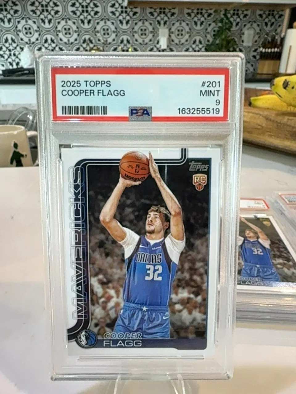 2025 Topps Cooper Flagg #201 RC PSA 9