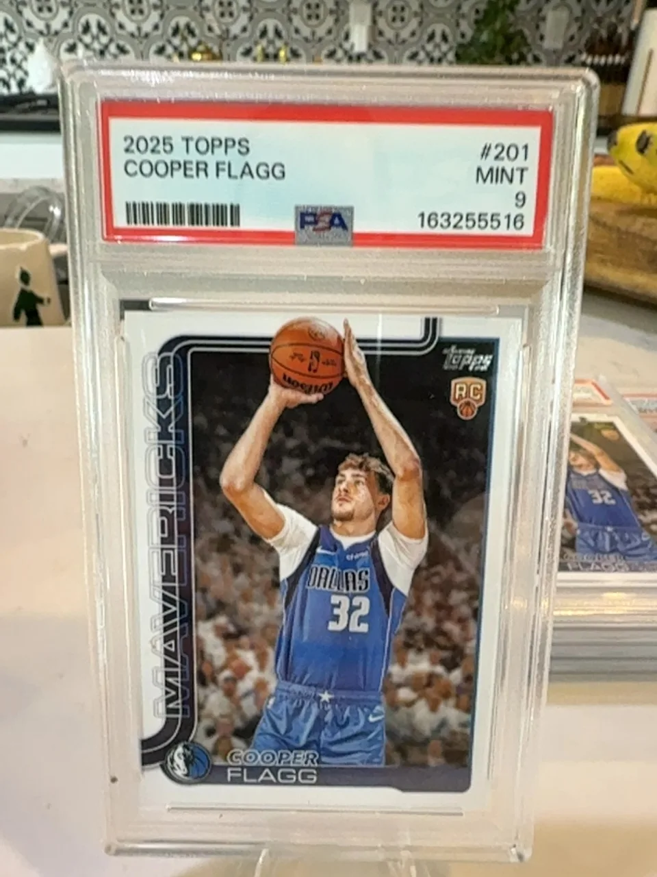 2025 Topps Cooper Flagg #201 RC PSA 9