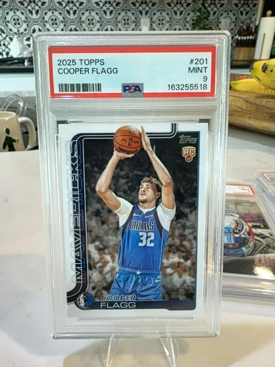 2025 Topps Cooper Flagg #201 (RC) PSA 9