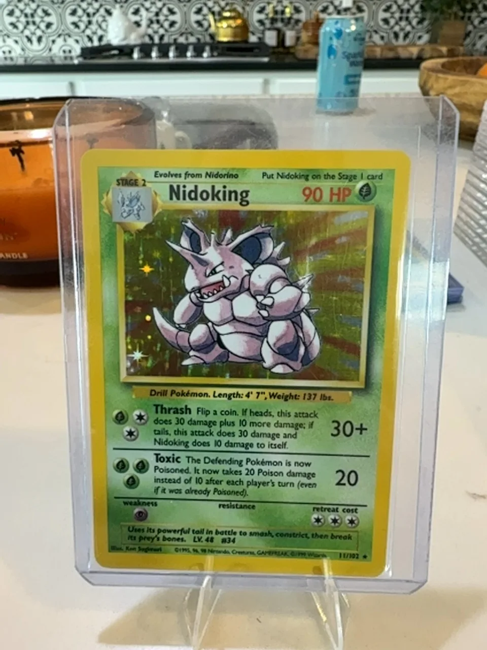 1999 Pokémon Base Set Nidoking #11/102