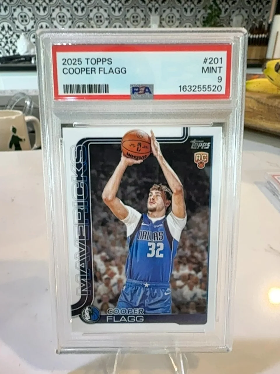 2025 Topps Cooper Flagg #201 RC PSA 9